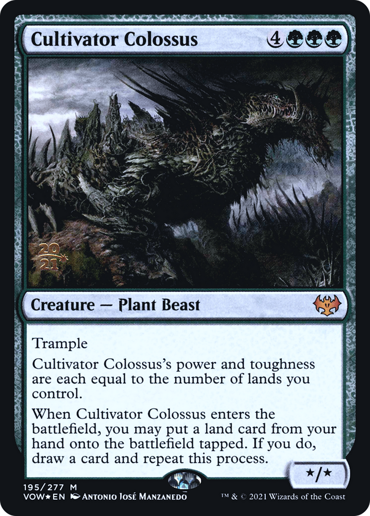 Cultivator Colossus - Prerelease Promo [PVOW-195s]