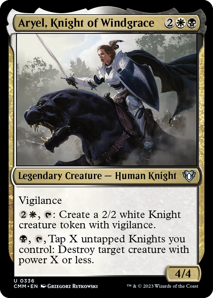 Aryel, Knight of Windgrace [CMM-336]