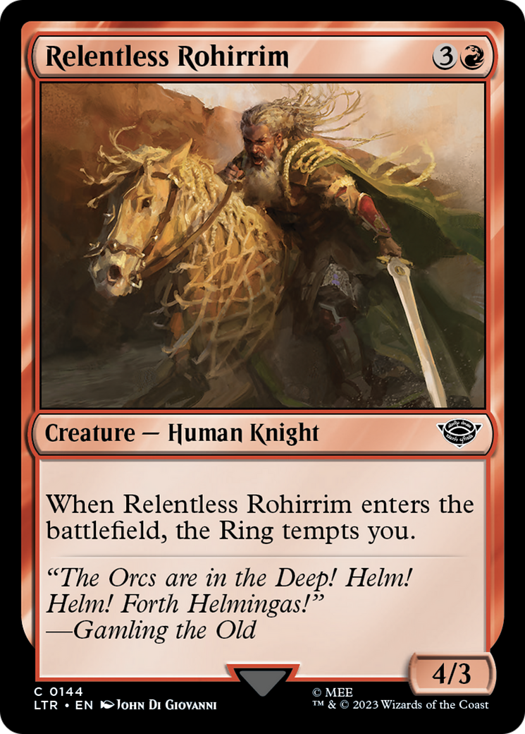 Relentless Rohirrim [LTR-144]