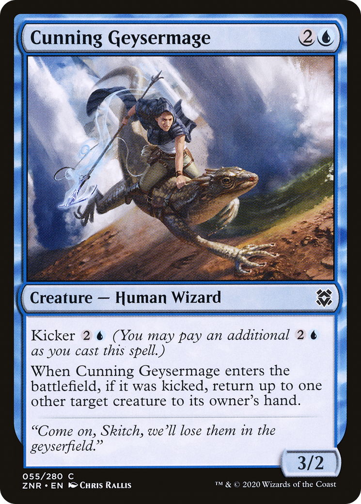 Cunning Geysermage [ZNR-55]