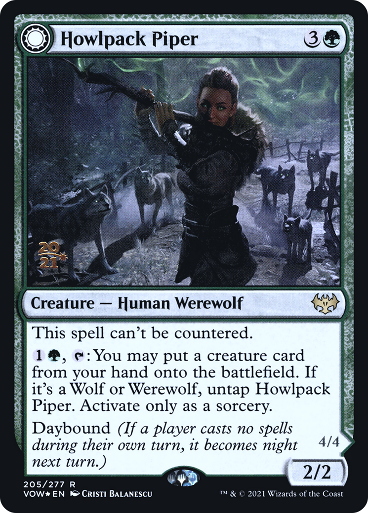 Howlpack Piper // Wildsong Howler - Prerelease Promo [PVOW-205s]