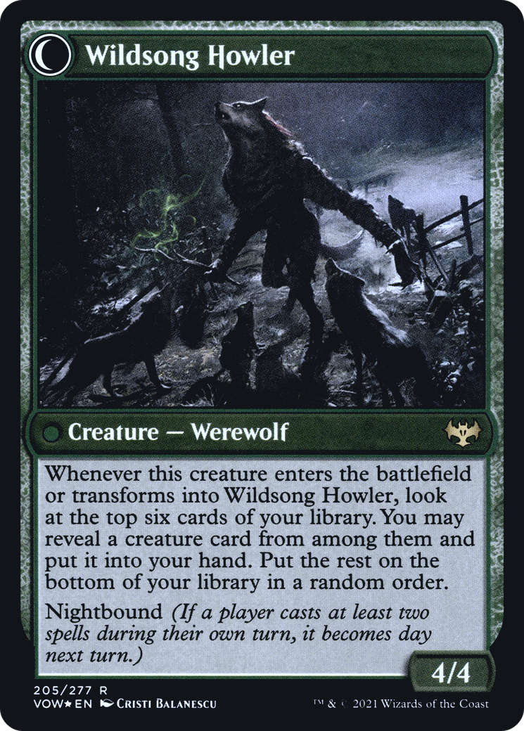 Howlpack Piper // Wildsong Howler - Prerelease Promo [PVOW-205s]