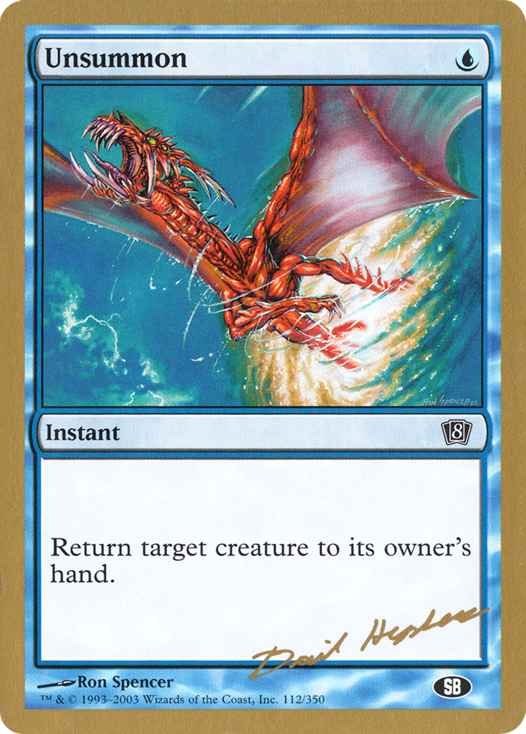 Unsummon [WC03-dh112sb]