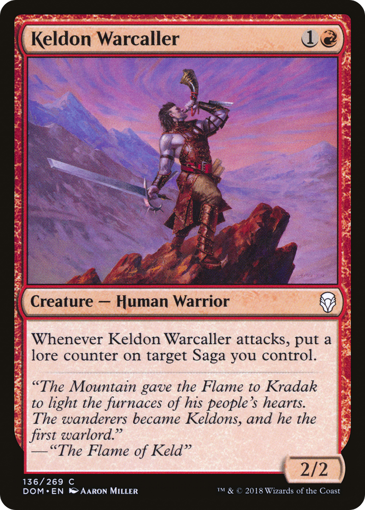 Keldon Warcaller [DOM-136]