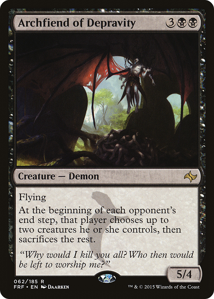Archfiend of Depravity [FRF-62]