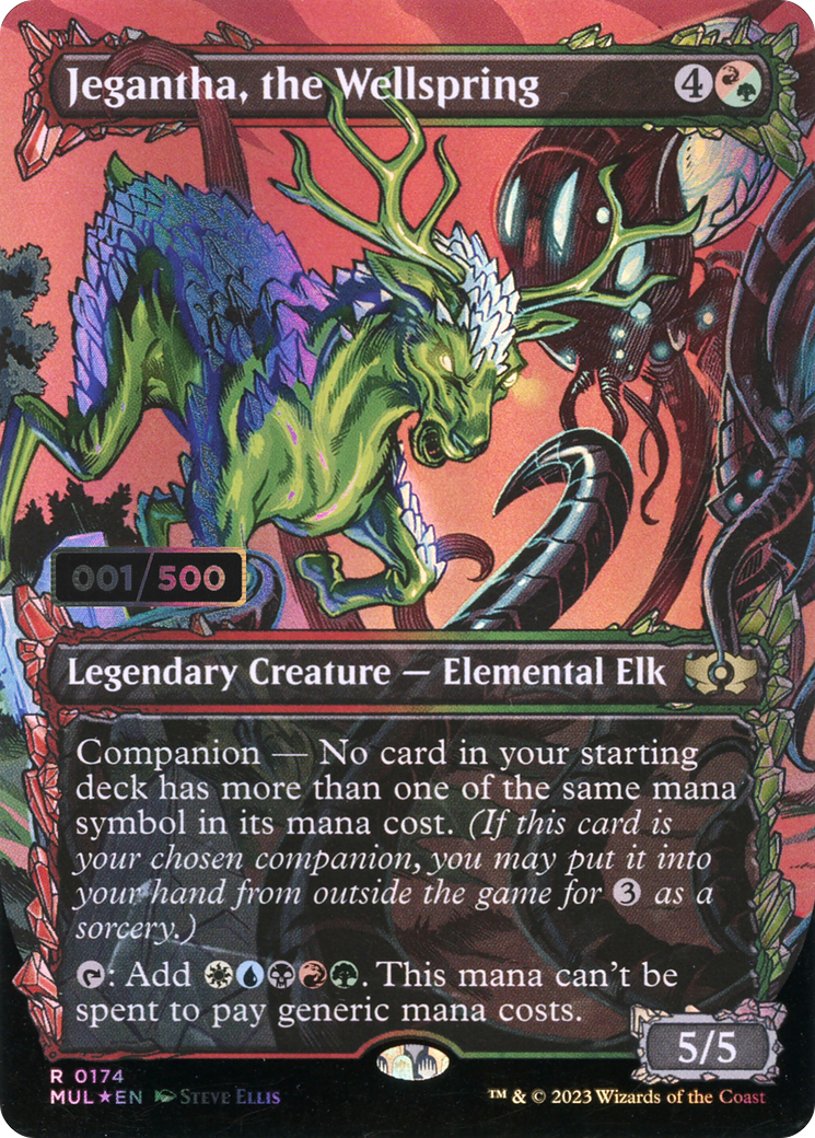 Jegantha, the Wellspring - Borderless - Showcase - Serialized - Full Art [MUL-174z]