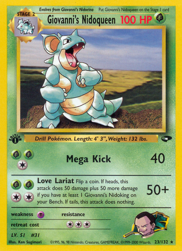 Giovanni's Nidoqueen [GYM2-23]