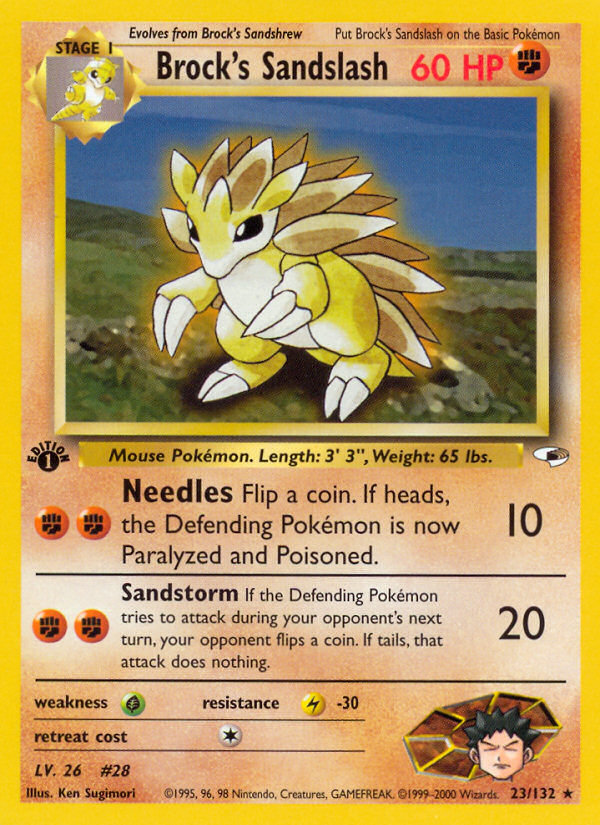 Brock's Sandslash [GYM1-23]