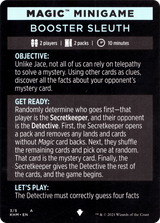 Booster Sleuth // Booster Sleuth (cont'd) [MKHM-3]