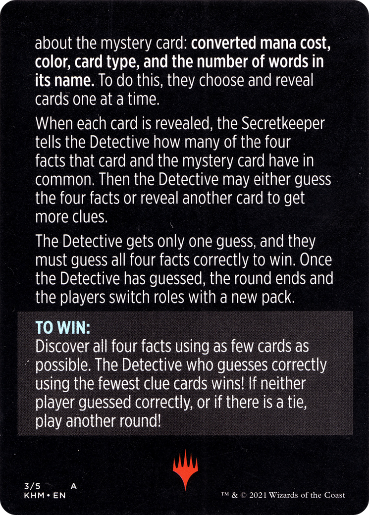 Booster Sleuth // Booster Sleuth (cont'd) [MKHM-3]