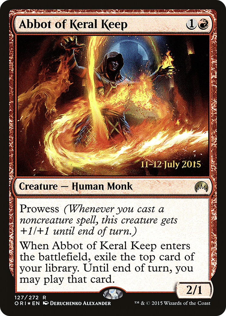 Abbot of Keral Keep - Prerelease Promo [PORI-127s]