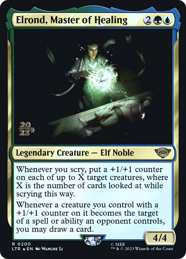 Elrond, Master of Healing - Prerelease Promo [PLTR-200s]