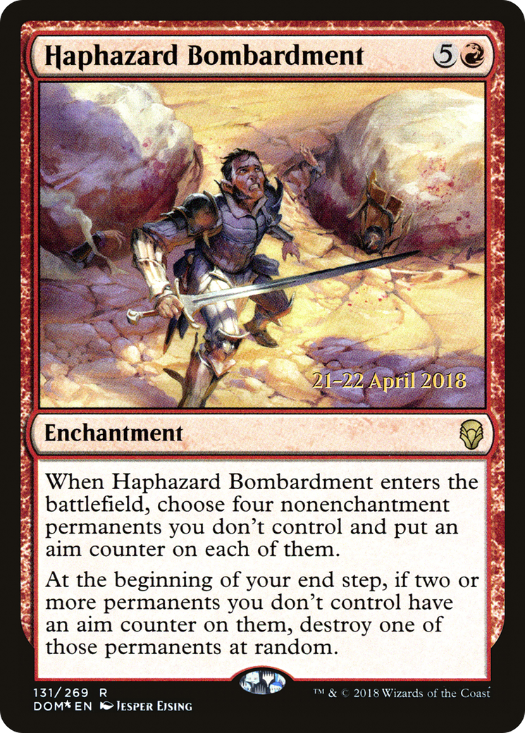 Haphazard Bombardment - Prerelease Promo [PDOM-131s]