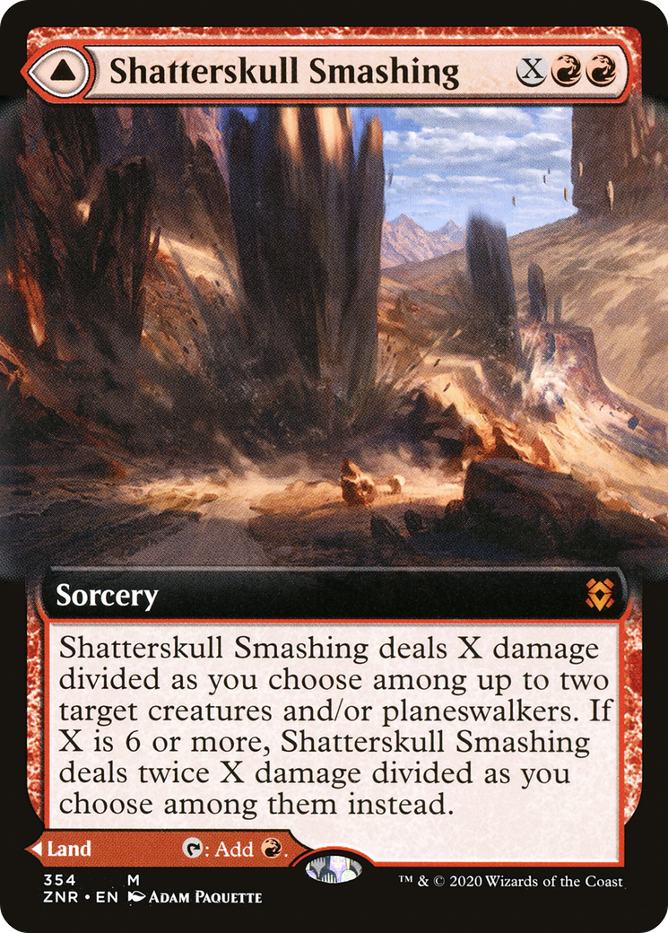 Shatterskull Smashing // Shatterskull, the Hammer Pass - Extended Art [ZNR-354]