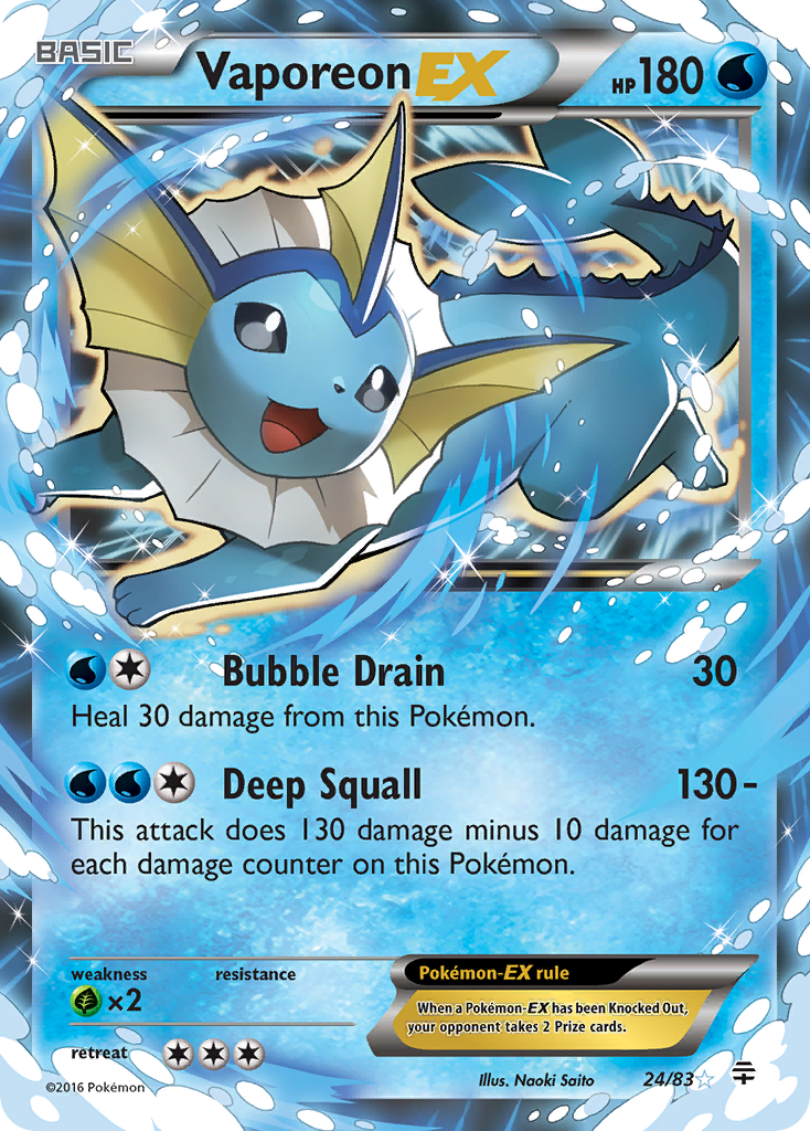 Vaporeon-EX [G1-24]