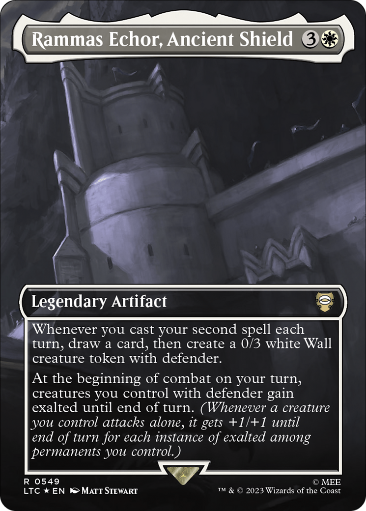 Rammas Echor, Ancient Shield - Borderless - Surge Foil [LTC-549]