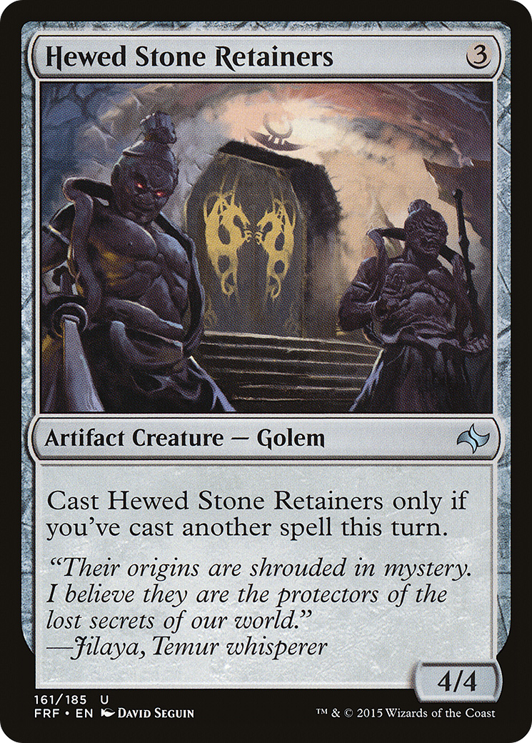 Hewed Stone Retainers [FRF-161]