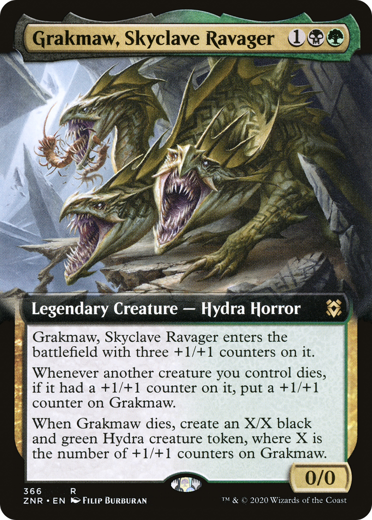 Grakmaw, Skyclave Ravager - Extended Art [ZNR-366]