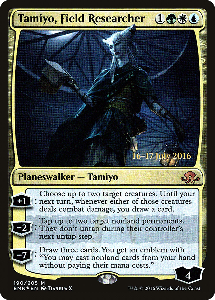 Tamiyo, Field Researcher - Prerelease Promo [PEMN-190s]