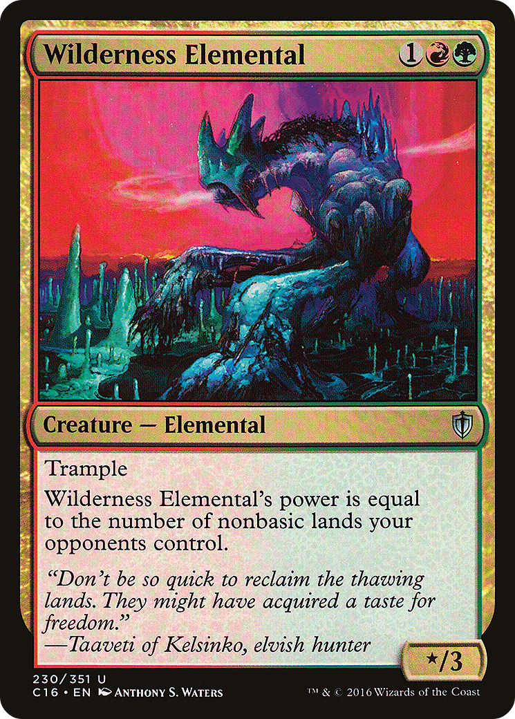 Wilderness Elemental [C16-230]