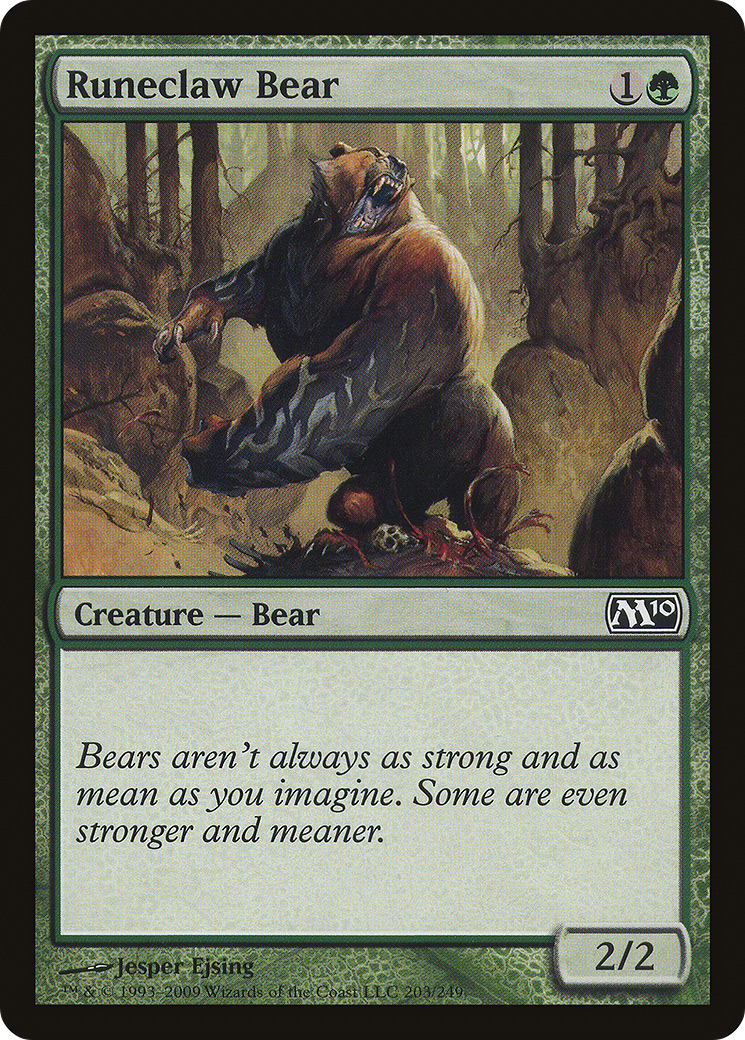 Runeclaw Bear [M10-203]