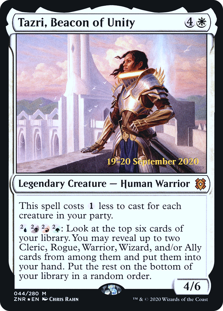 Tazri, Beacon of Unity - Prerelease Promo [PZNR-44s]