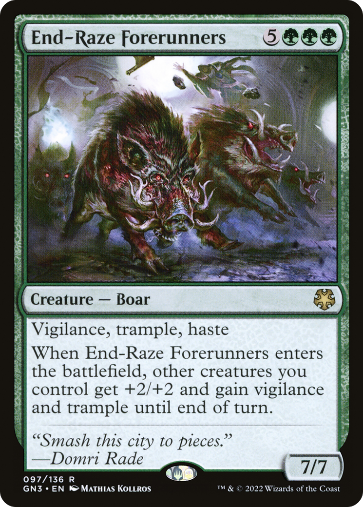 End-Raze Forerunners [GN3-97]