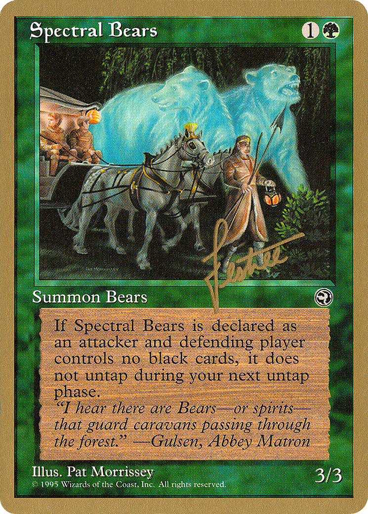 Spectral Bears [PTC-bl98]