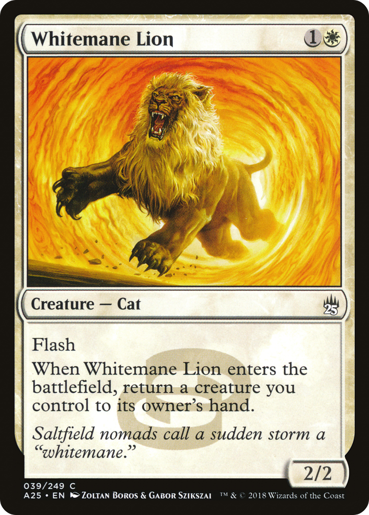 Whitemane Lion [A25-39]