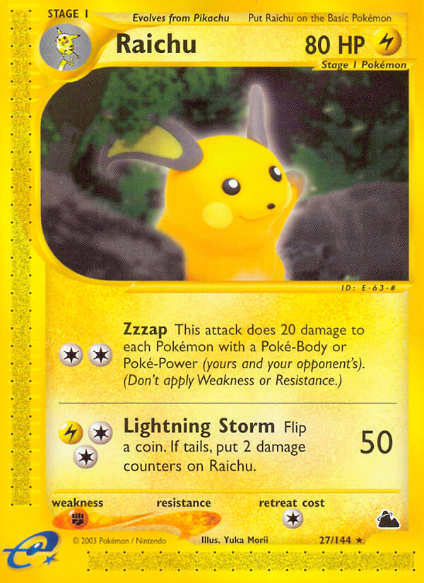 Raichu [ECARD3-27]