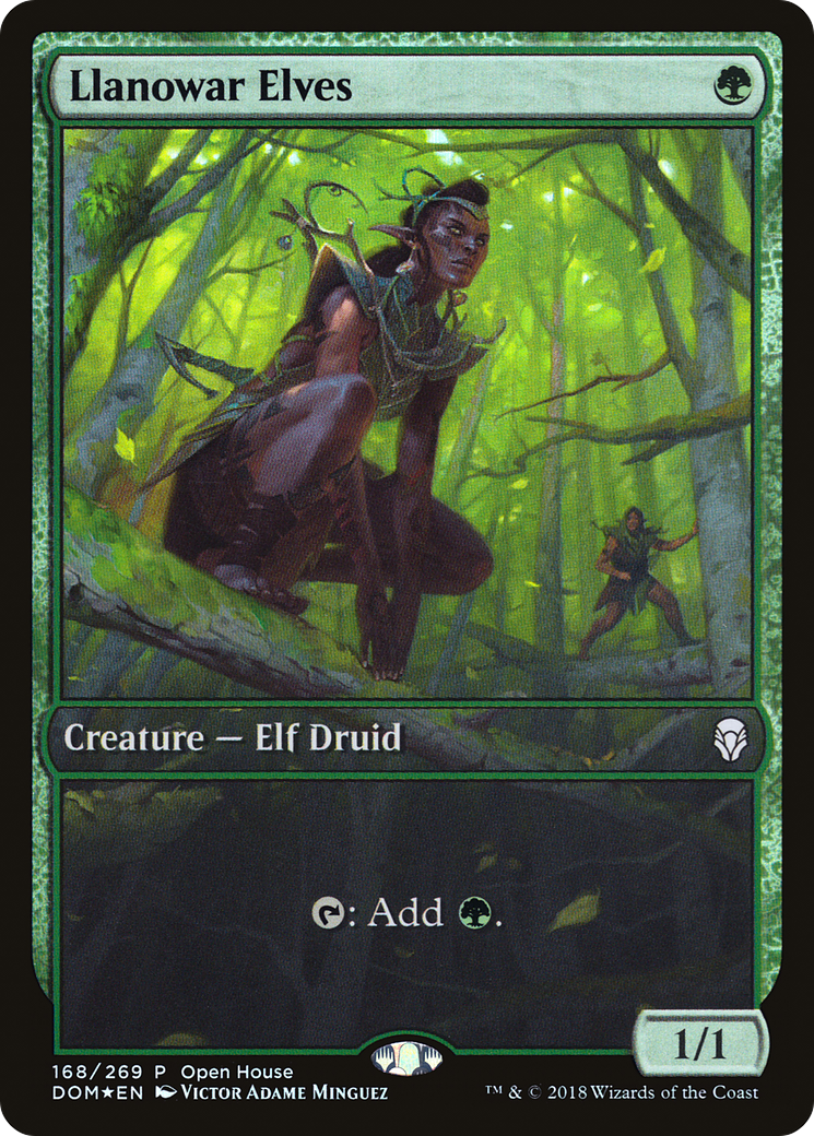 Llanowar Elves - Full Art - Promo [PDOM-168]