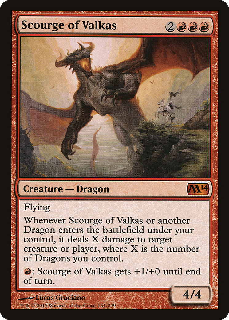 Scourge of Valkas [M14-151]