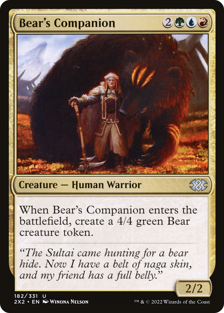 Bear's Companion [2X2-182]