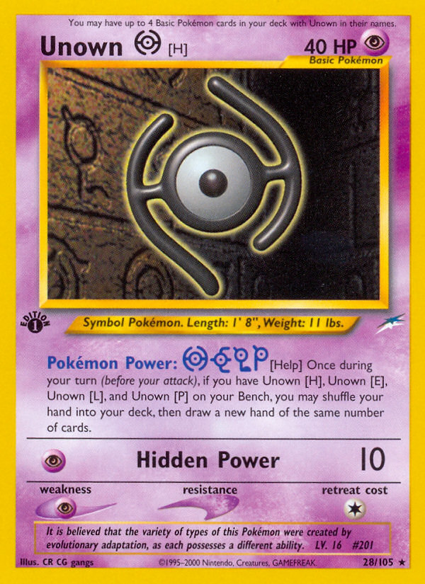 Unown [H] [NEO4-28]