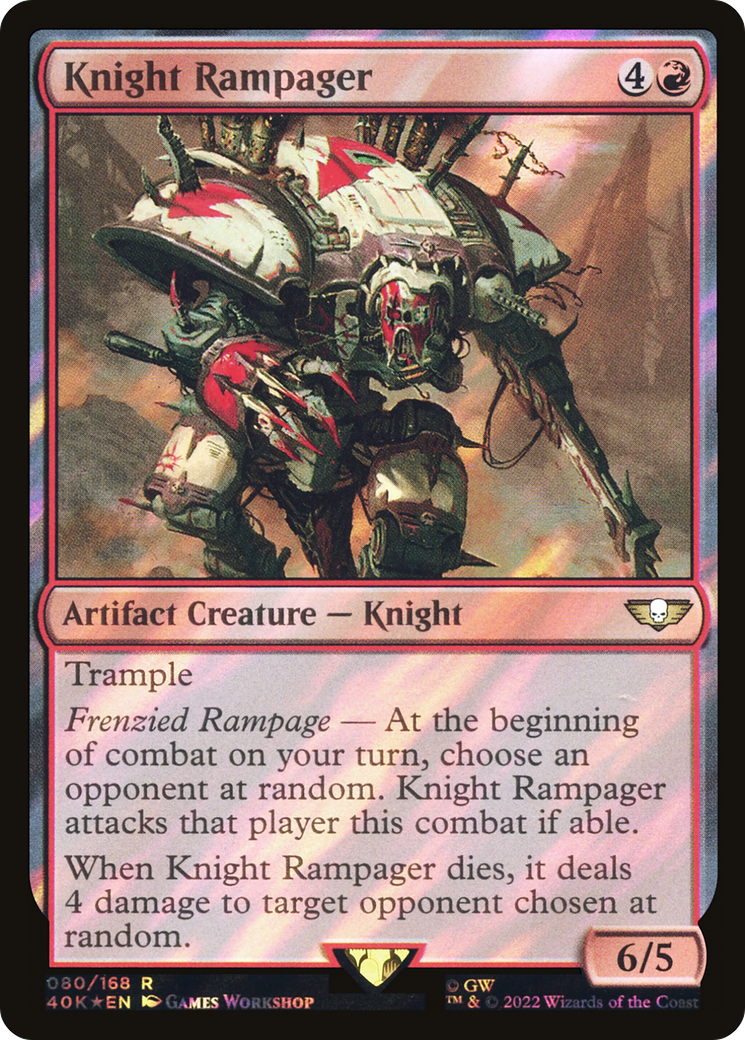 Knight Rampager - Surge Foil [40K-80★]
