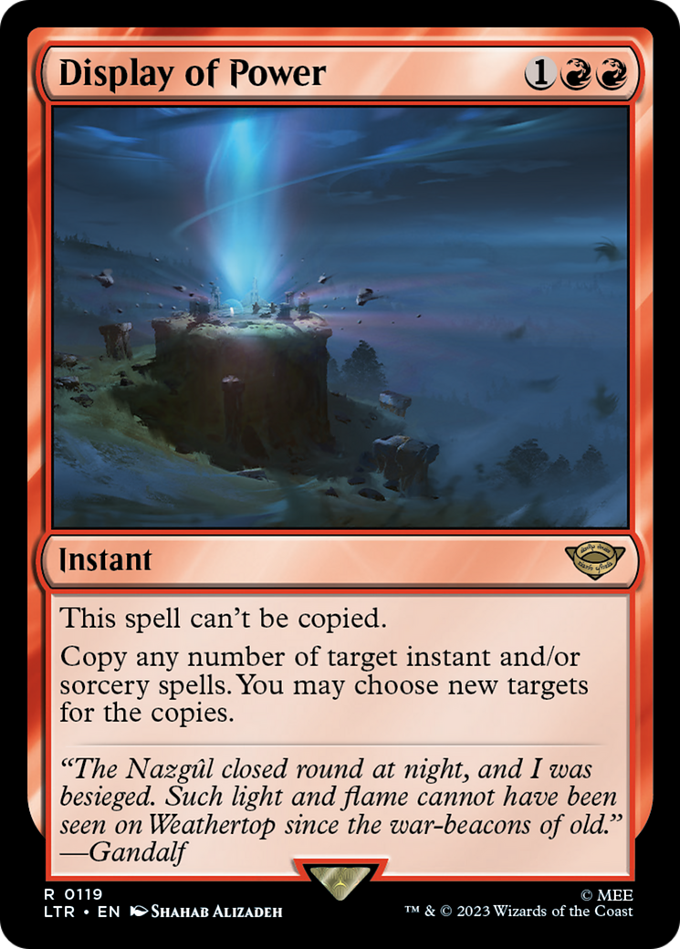 Display of Power [LTR-119]