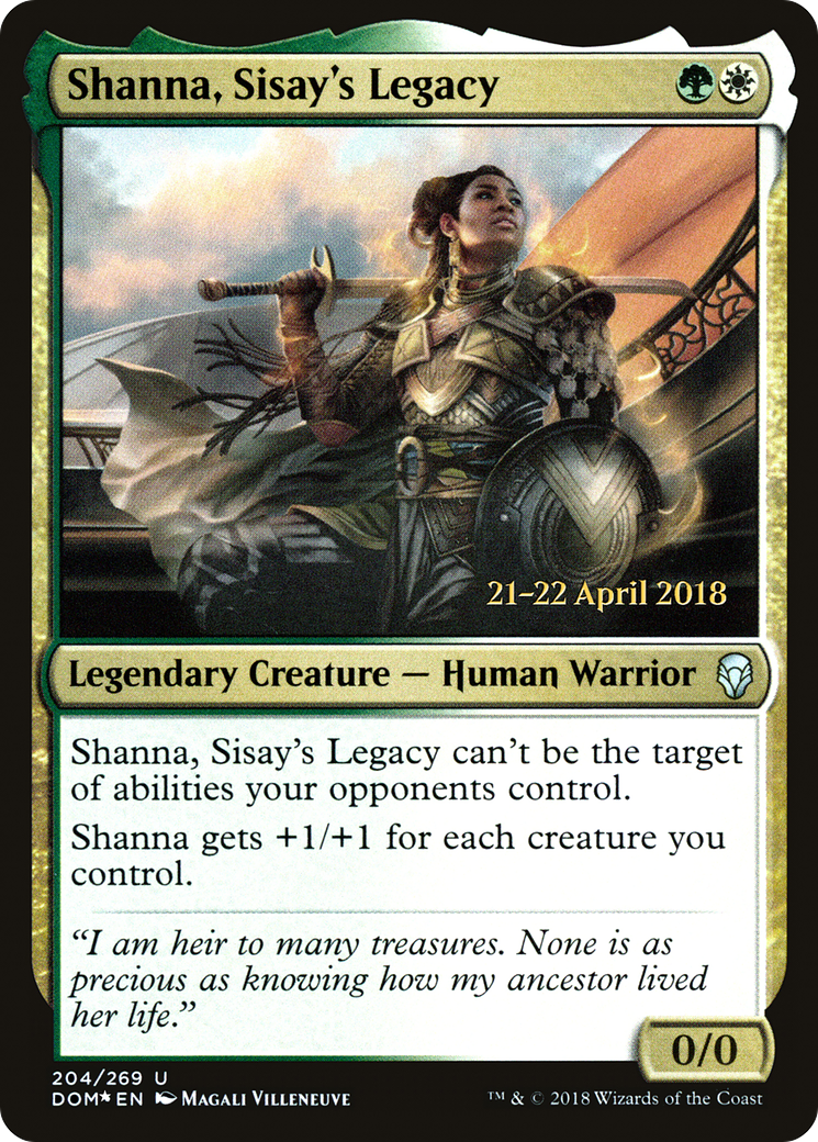 Shanna, Sisay's Legacy - Prerelease Promo [PDOM-204s]