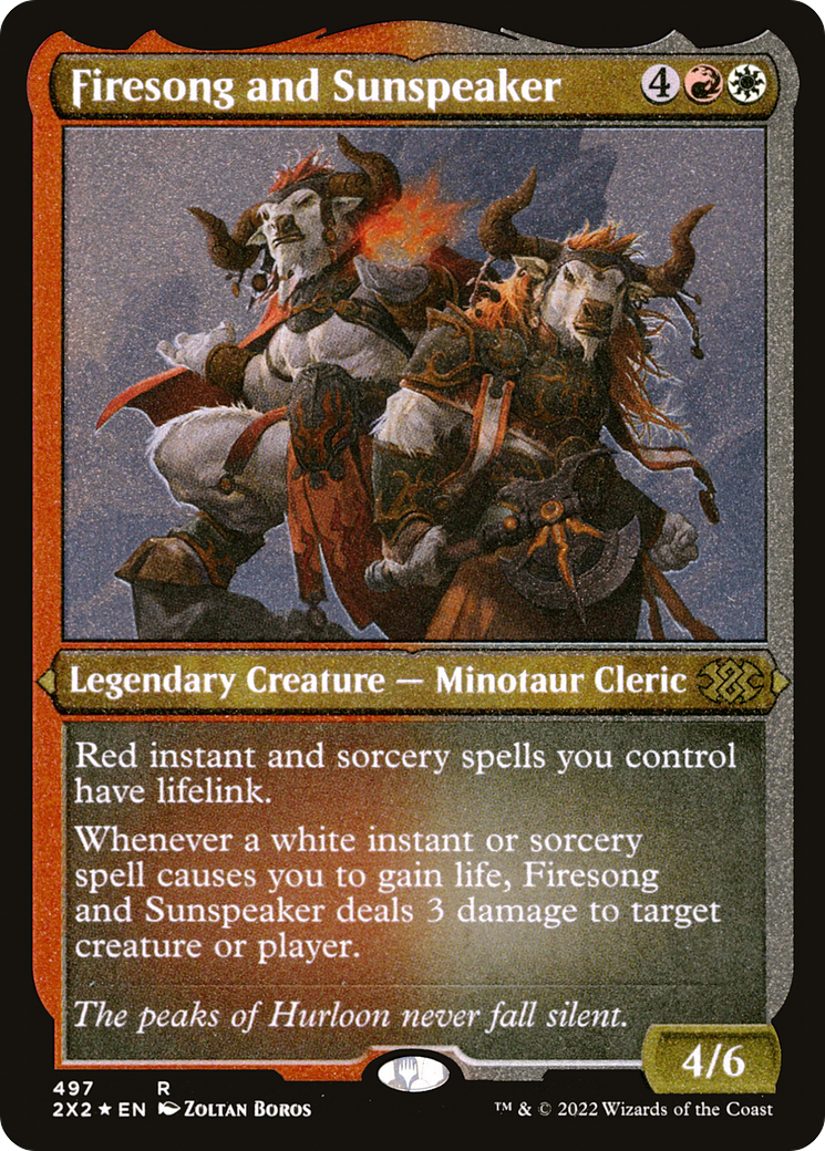 Firesong and Sunspeaker [2X2-497]
