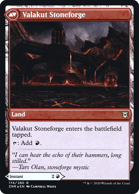 Valakut Awakening // Valakut Stoneforge - Prerelease Promo [PZNR-174s]