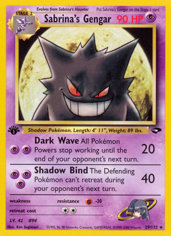 Sabrina's Gengar [GYM2-29]
