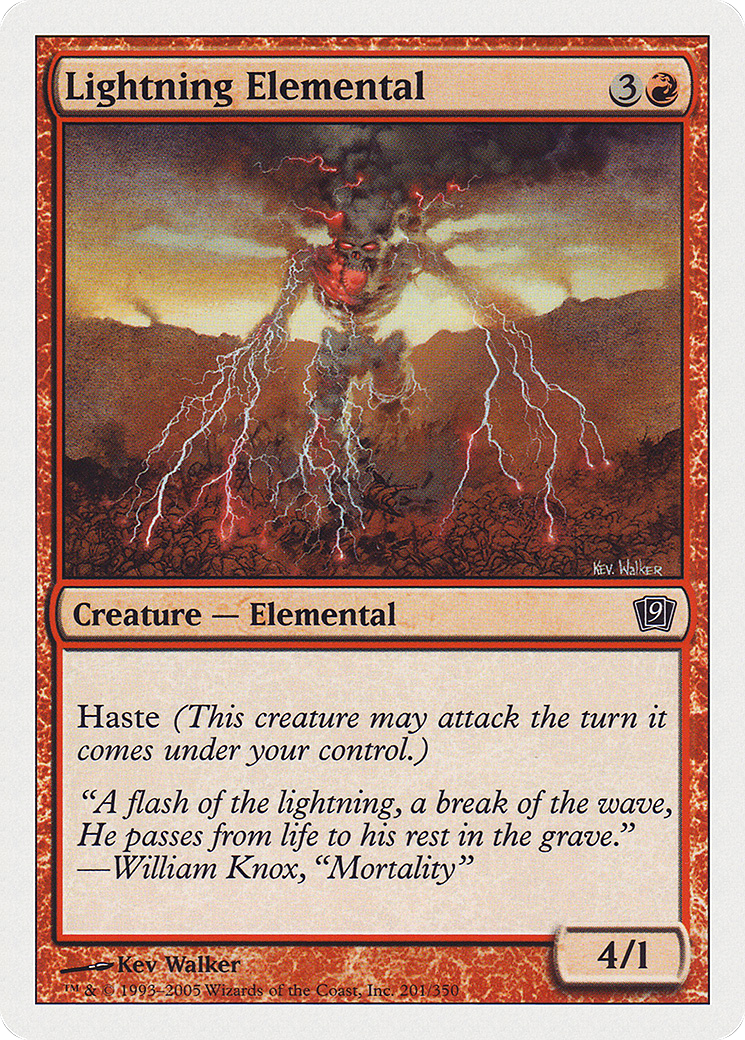 Lightning Elemental [9ED-201]