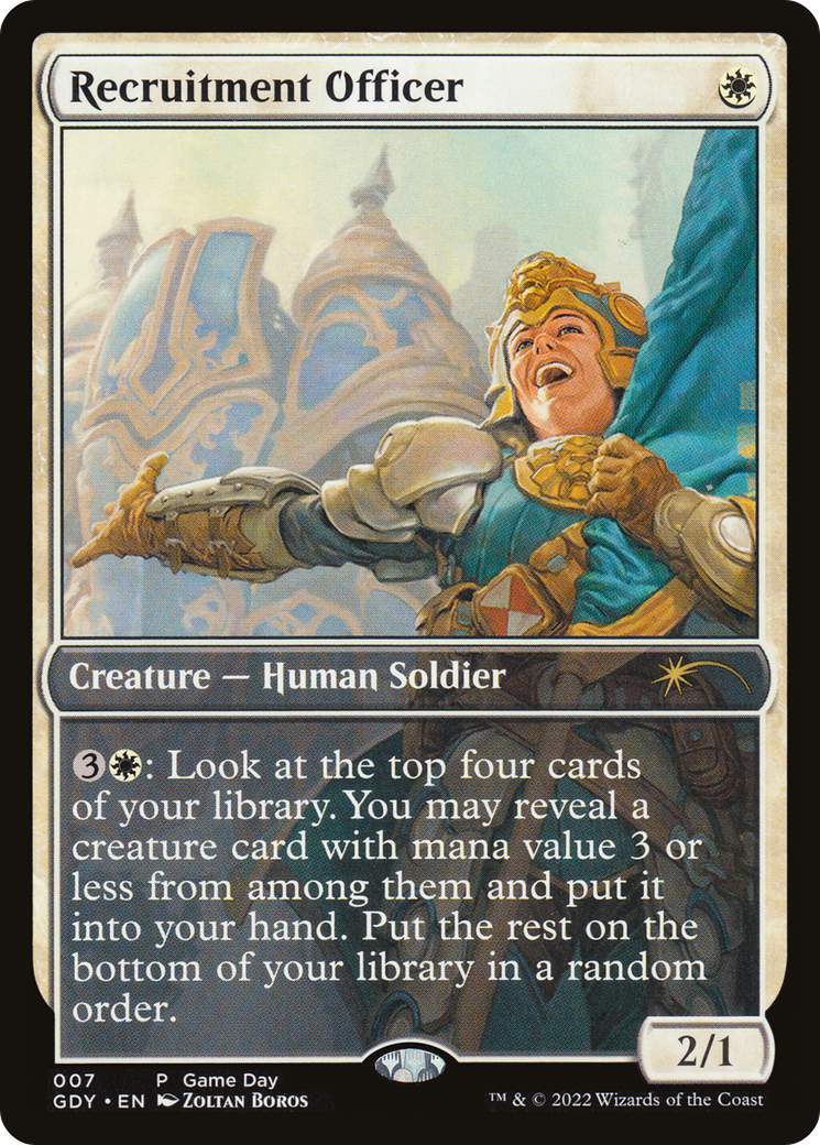 Recruitment Officer - Full Art - Promo [GDY-7]