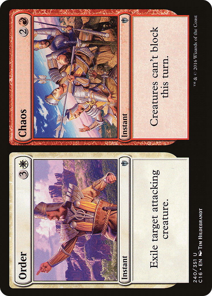 Order // Chaos [C16-240]