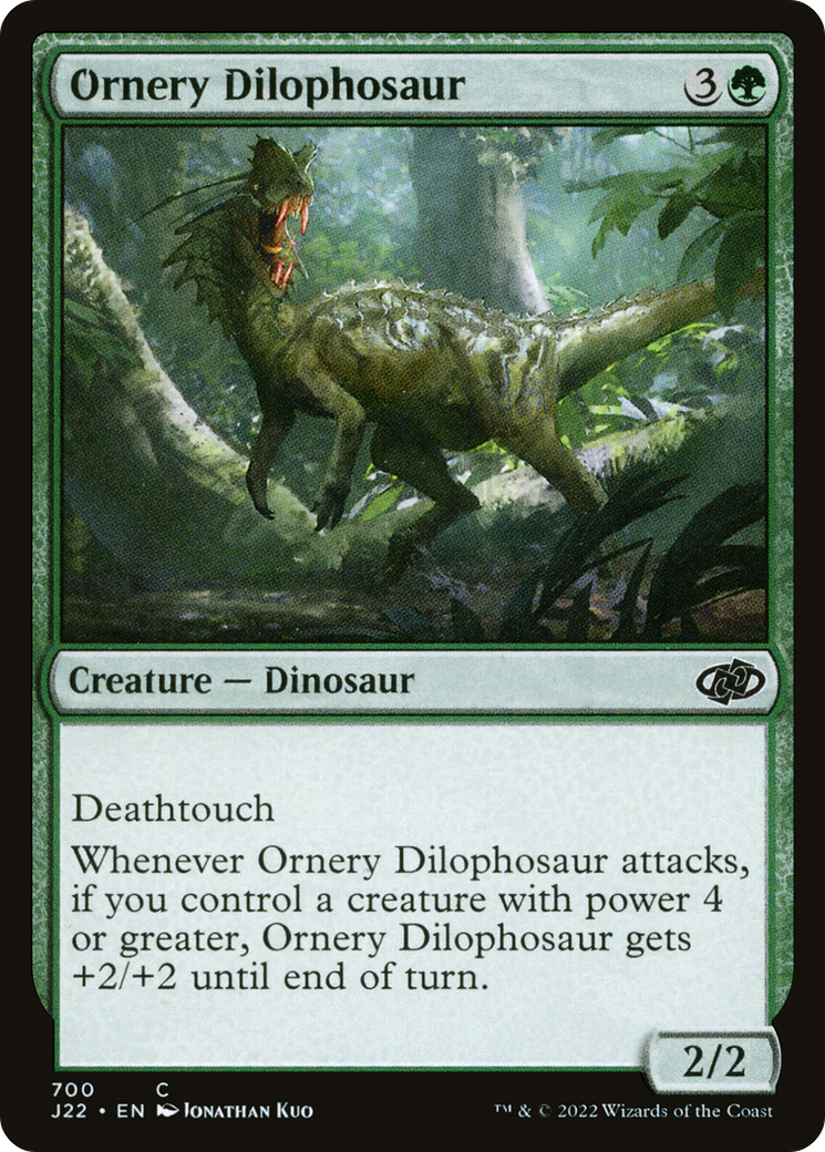 Ornery Dilophosaur [J22-700]