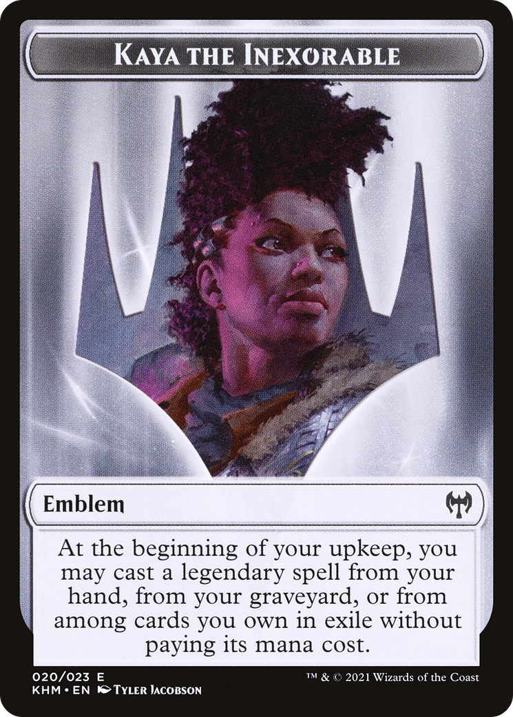 Kaya the Inexorable Emblem [TKHM-20]