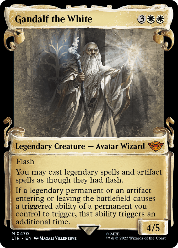 Gandalf the White - Scroll Showcase [LTR-470]