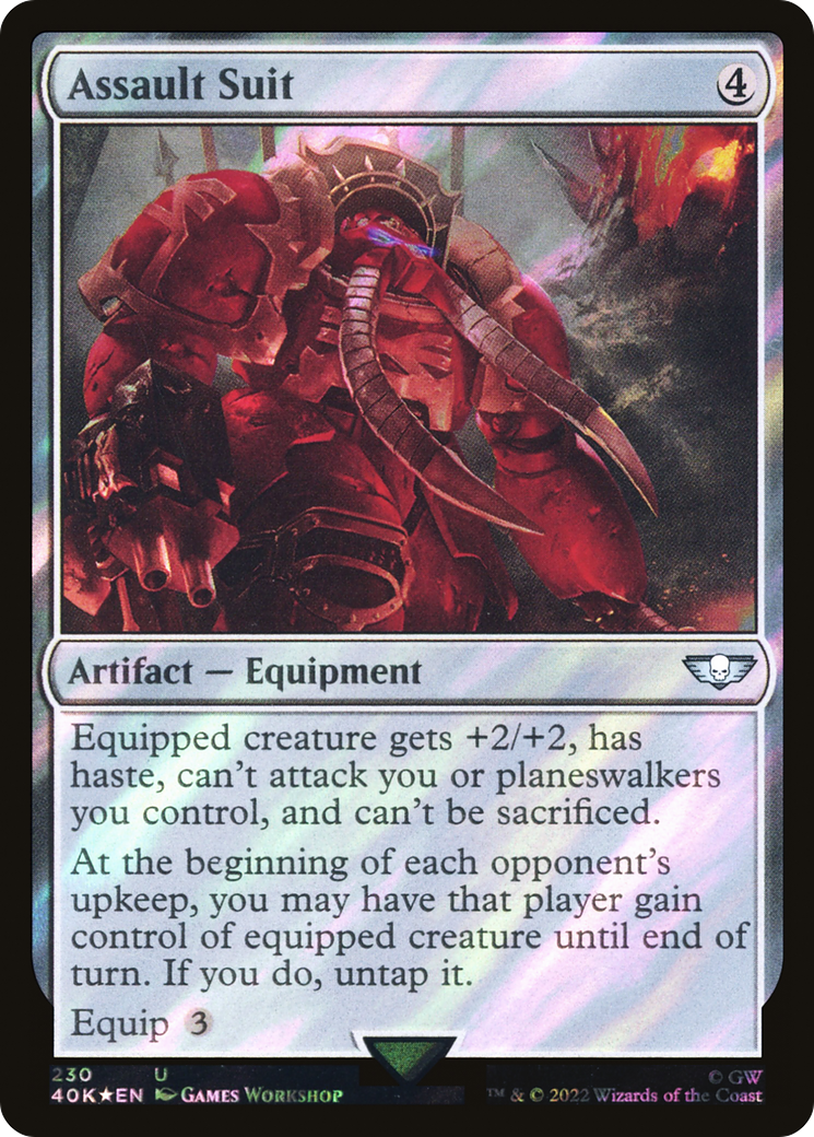 Assault Suit - Surge Foil [40K-230★]