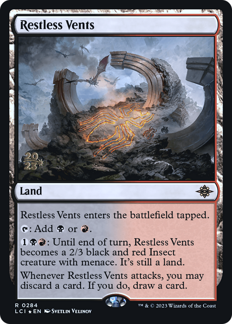 Restless Vents - Prerelease Promo [PLCI-284s]