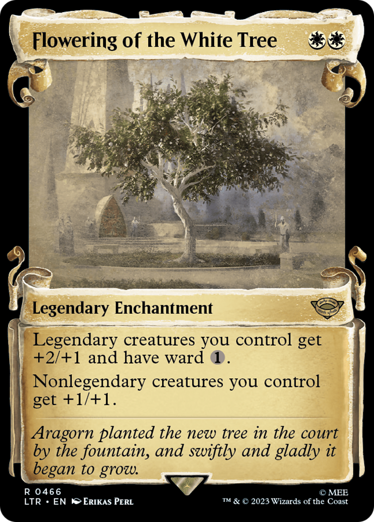 Flowering of the White Tree - Scroll Showcase [LTR-466]