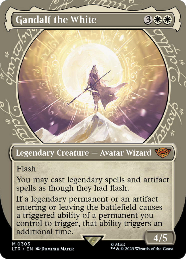 Gandalf the White - Borderless - Showcase [LTR-305]